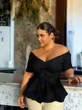 Blusa megan negra